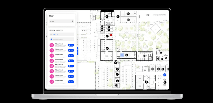 Interactive University Map: Dynamic campus navigation